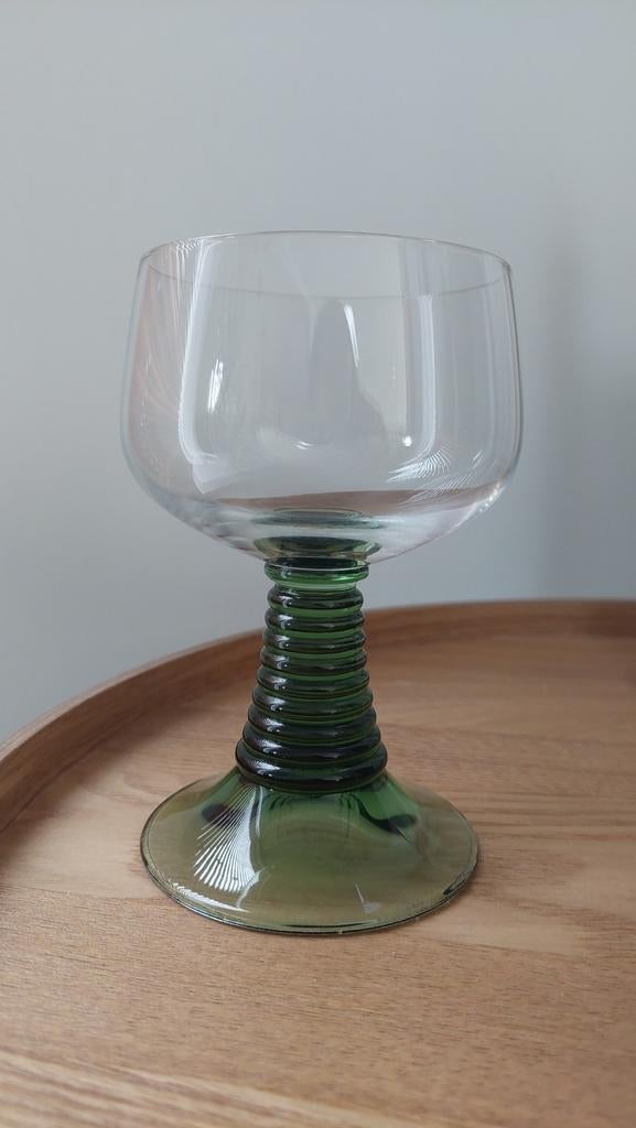 Vintage glazen 12 stuks, Verzamelen, Glas en Drinkglazen, Ophalen