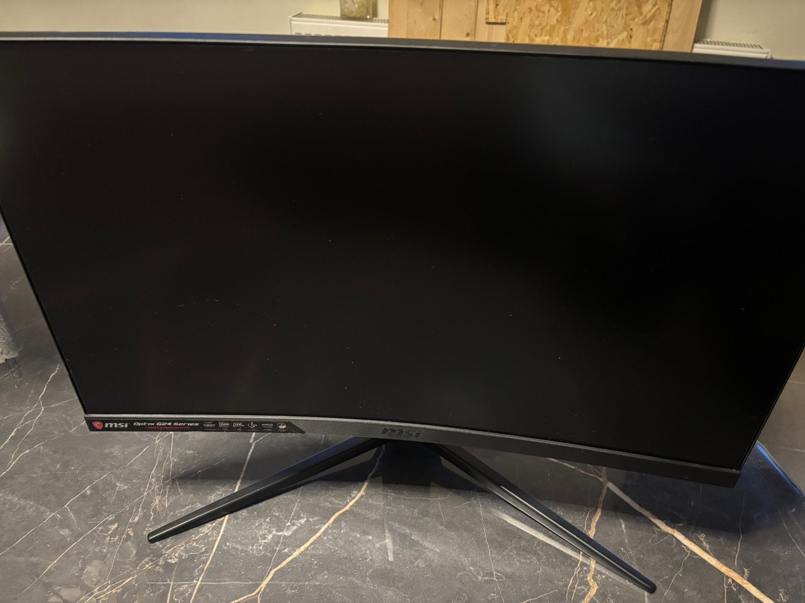écran incurvé MSI Optix G24 Series, Informatique & Logiciels, Enlèvement, Comme neuf, Incurvé