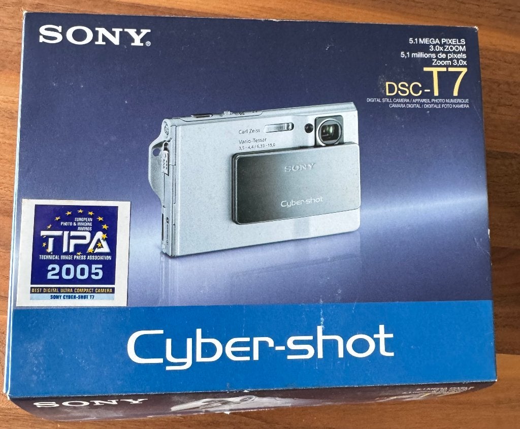 Sony Cybershot DSC-T7 goede staat - vintage, Ophalen, Gebruikt, Sony