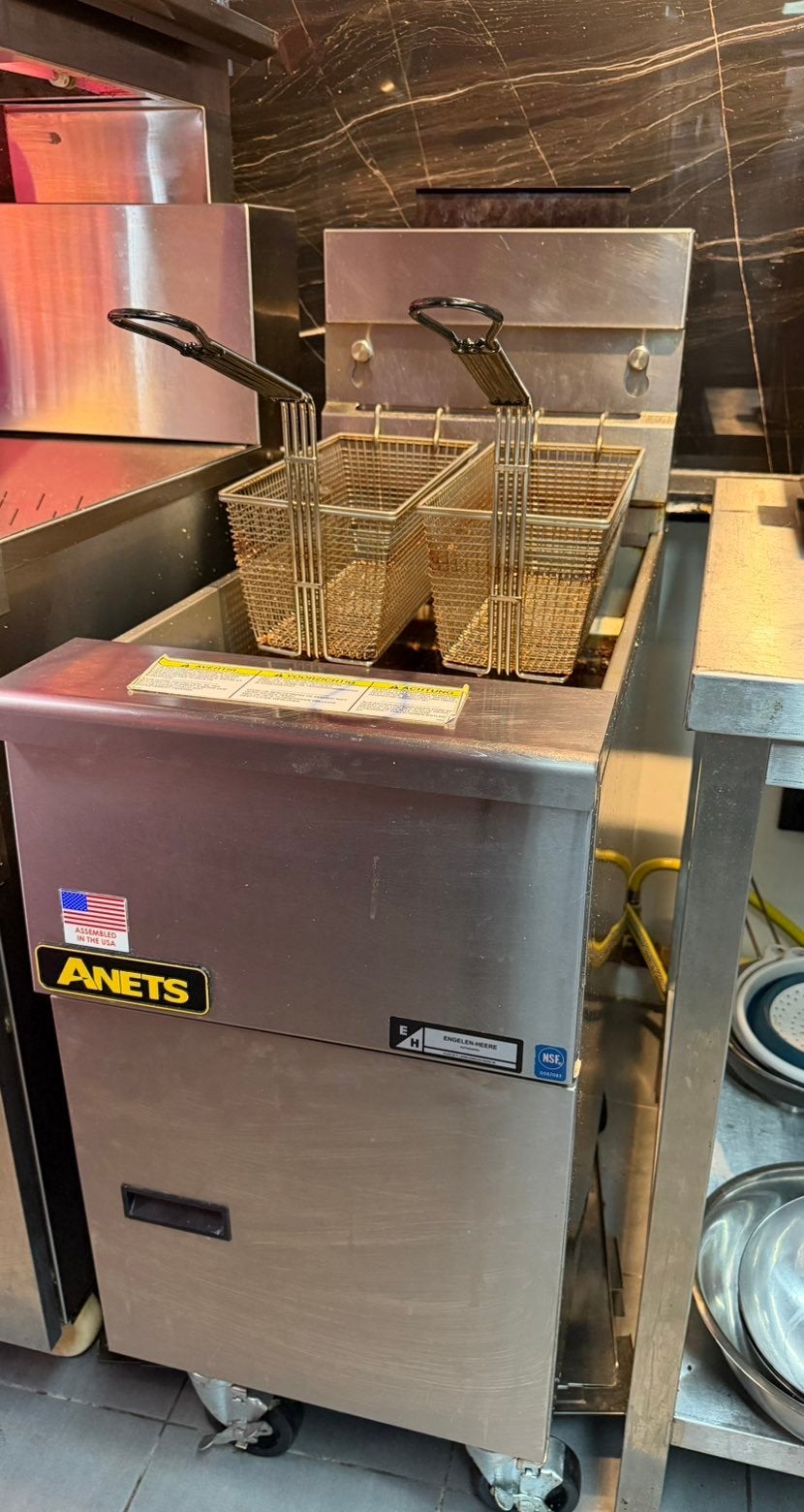 Friteuse professionnelle ANETS 40AV, Ophalen