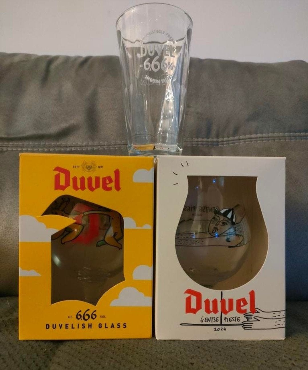 Duvel glazen, Ophalen, Nieuw, Bierglas