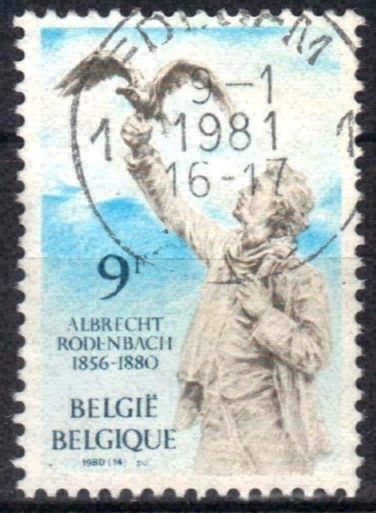 Belgique 1980 - Yvert/OBP 1993 - Albrecht Rodenbach (ST), Envoi, Affranchi, Oblitéré