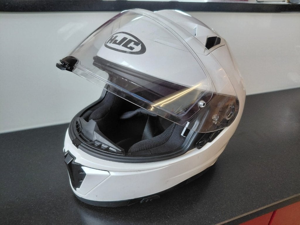 Bijna nieuwe Motorhelm, Fietsen en Brommers, Ophalen, Zo goed als nieuw, Medium, HJC
