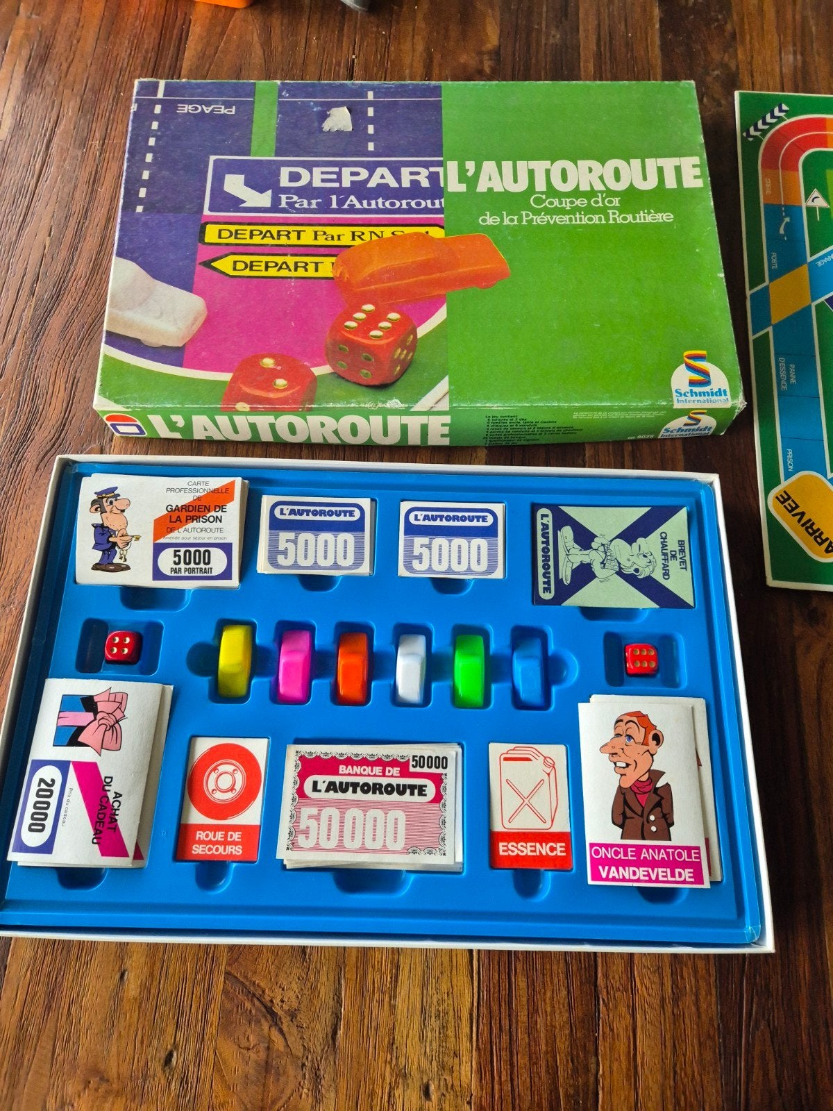 jeux l autoroute  vintage, Cinq joueurs ou plus, Enlèvement, Utilisé, Jeux Schmidt