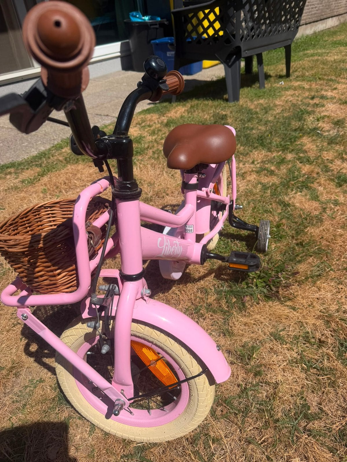 Kinderfiets Liberty 12 inch – Zo goed als nieuw!, Fietsen en Brommers, Fietsen | Kinderfietsjes, Zo goed als nieuw, Zijwieltjes