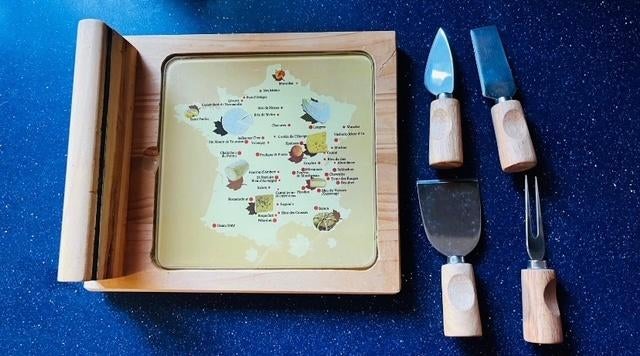 Planche à fromages avec accessoires, Ophalen of Verzenden, Nieuw, Glas, Overige typen