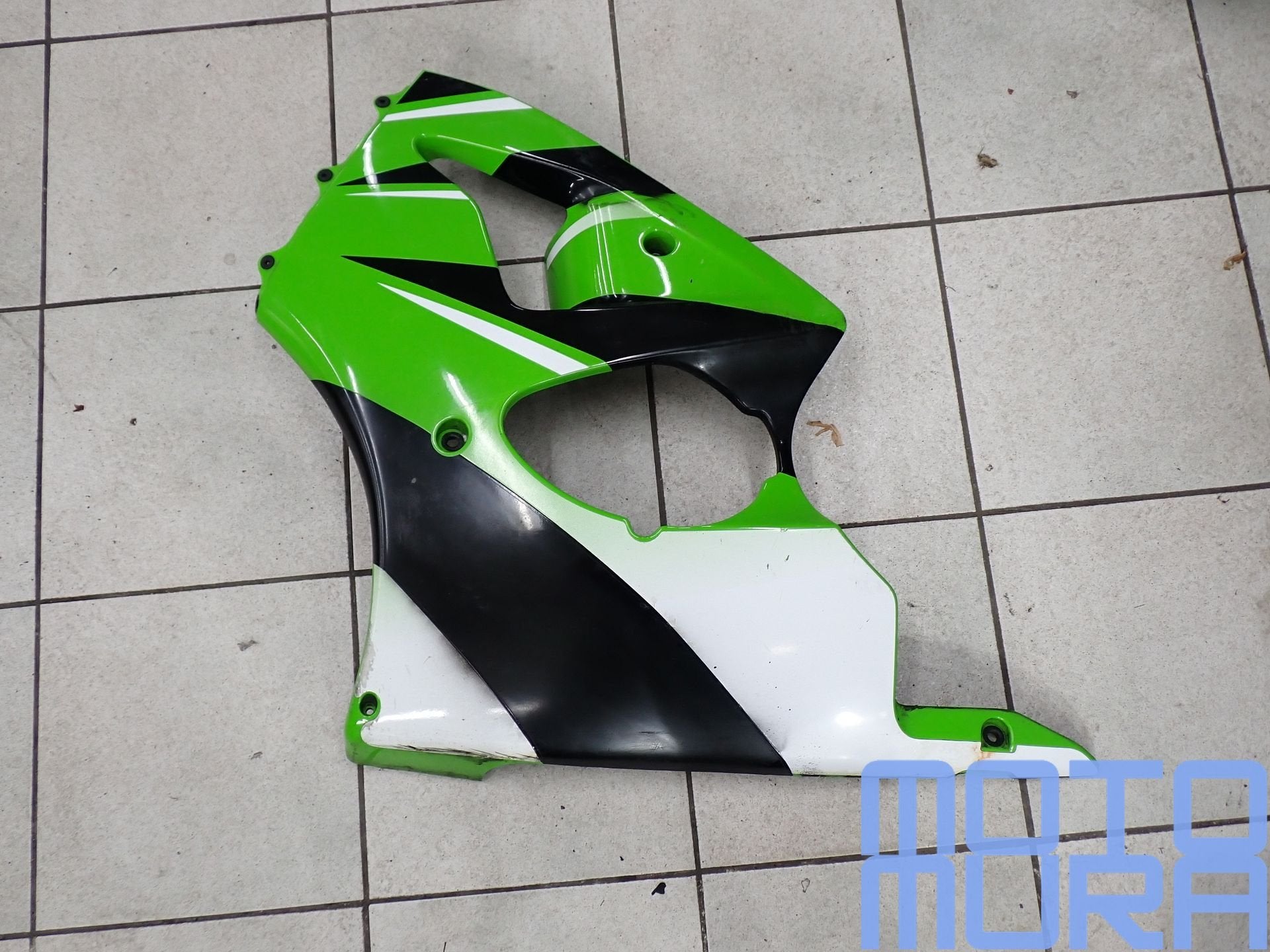 Kawasaki ZX6R 2000 - 2002 zijkuip links kuipdeel linker zijk, Gebruikt, -, -, Ophalen of Verzenden