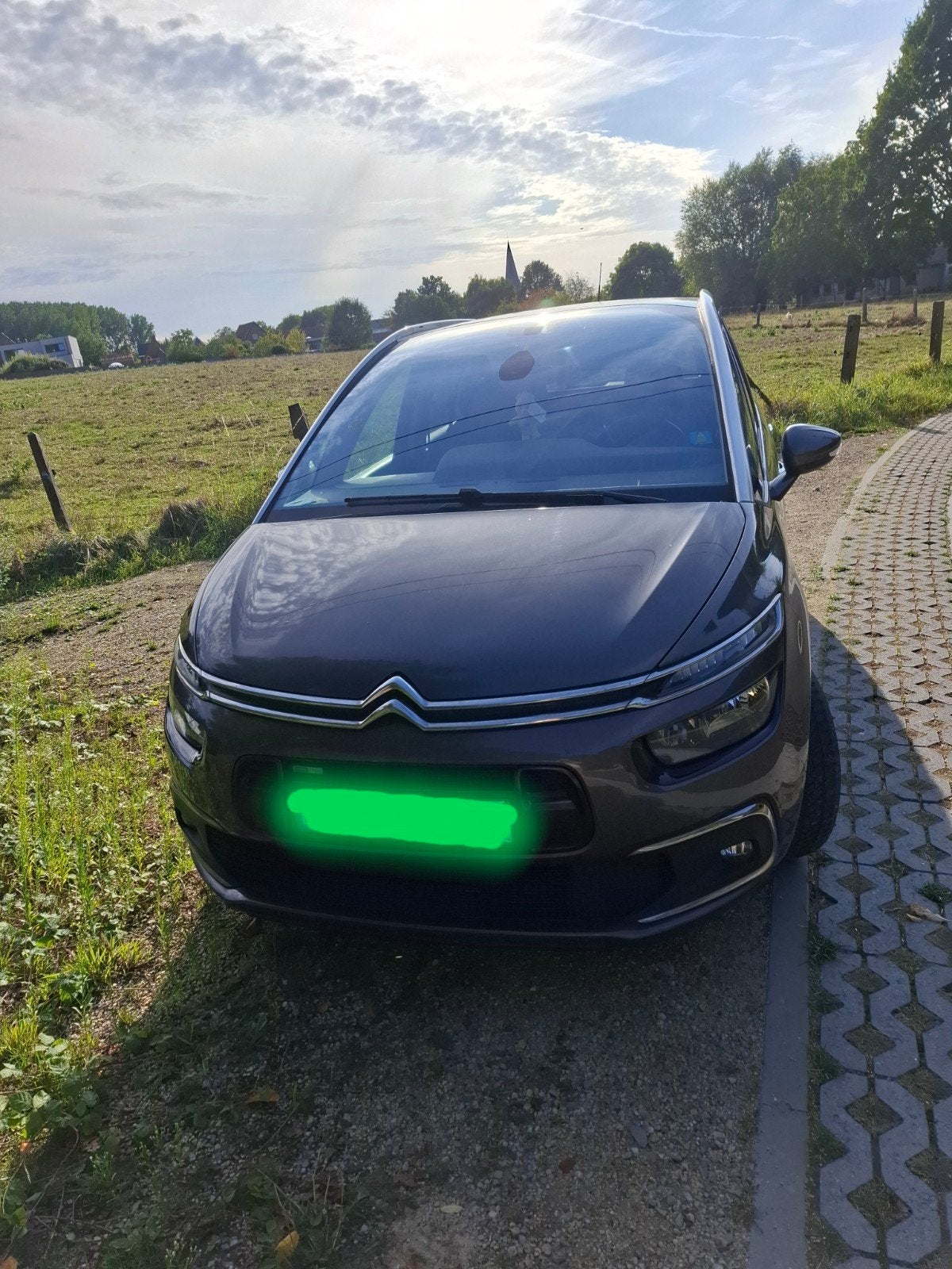 Citroën c4 Picasso, full option, 7zit, Auto's, Automaat, Zwart, Bruin, 7 zetels
