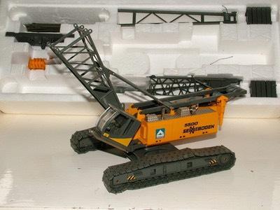 Sennebogen 5500 Star Liften schaallmodel, Hobby en Vrije tijd, Modelauto's | 1:50, Ophalen, Zo goed als nieuw, Hijskraan, Tractor of Landbouw