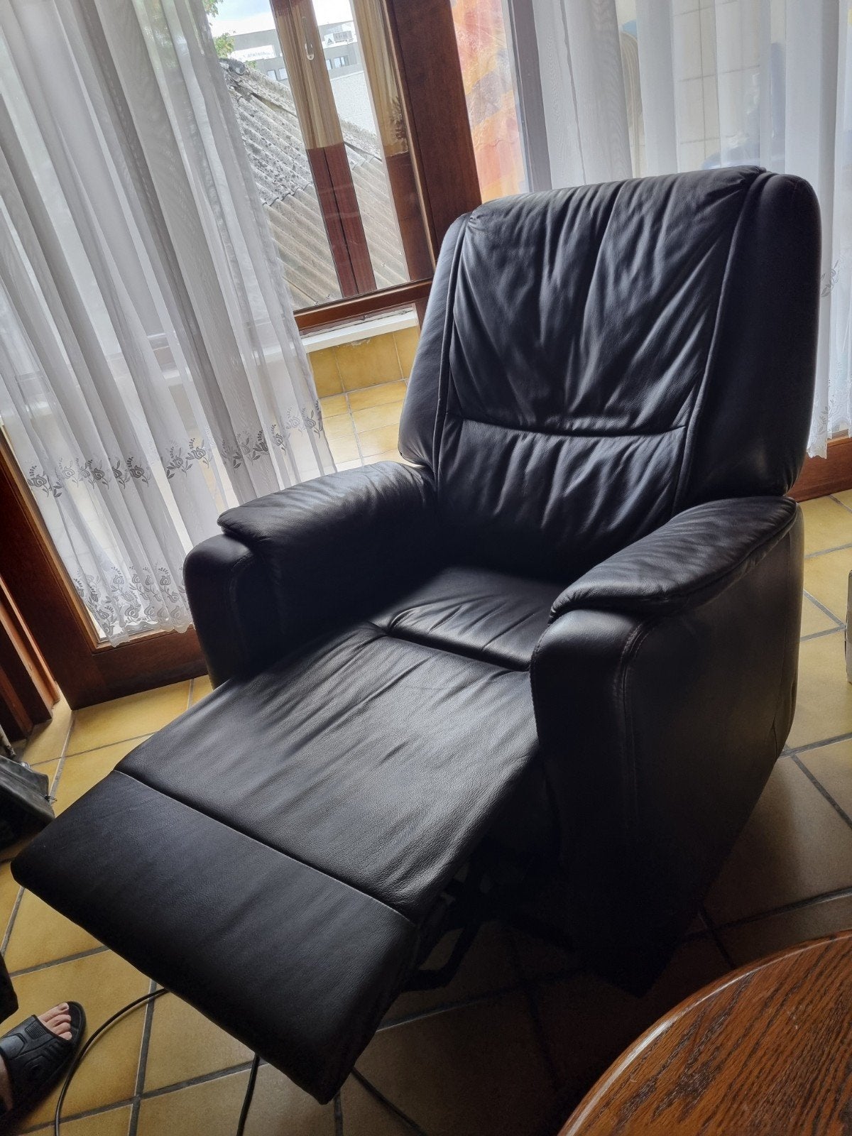 elektrische zetel Leer !!, 75 à 100 cm, Moins de 150 cm, Enlèvement, Cuir