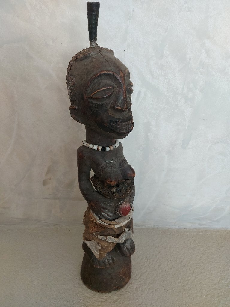 Songye Nkishi/ancienne statue du Congo, Antiquités & Art, Enlèvement ou Envoi