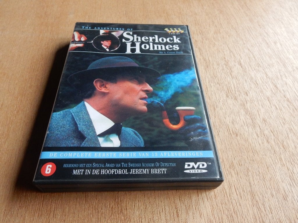 nr.2508 - Dvd's the adventures of sherlock holmes -seizoen 1, Engels, Seizoen 1, Misdaad, Nederlands