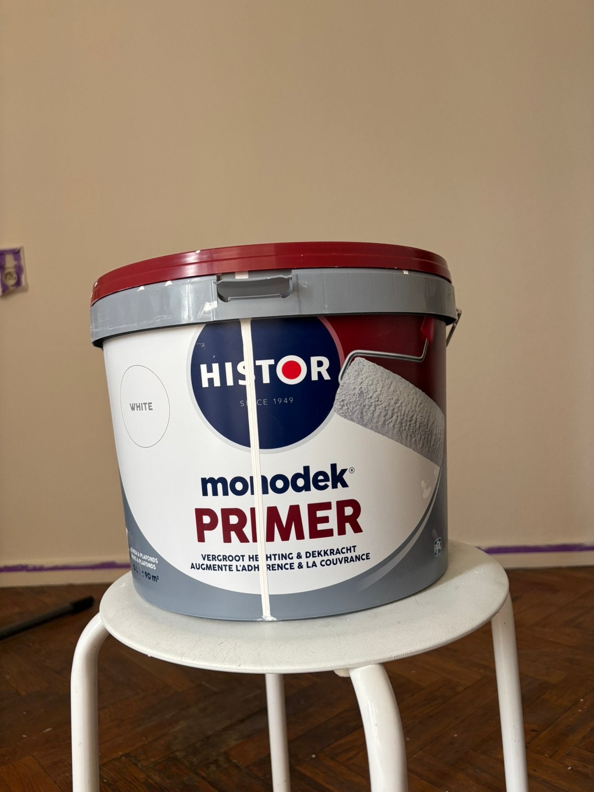 Histor monodek primer, Doe-het-zelf en Bouw, Verf, Beits en Lak, Ophalen, Wit, 10 tot 15 liter, Verf