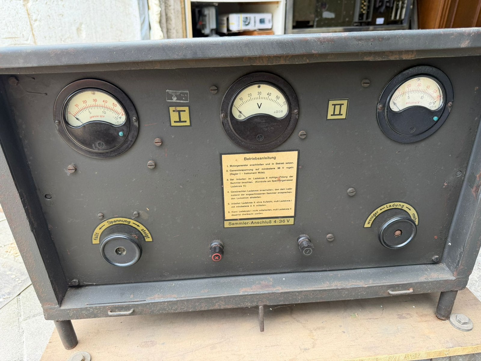 Duitse kist voor stroomgenerator ww2, Enlèvement