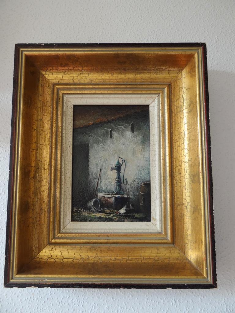 Schilderij Pros Colpaert « Pompje », Ophalen of Verzenden