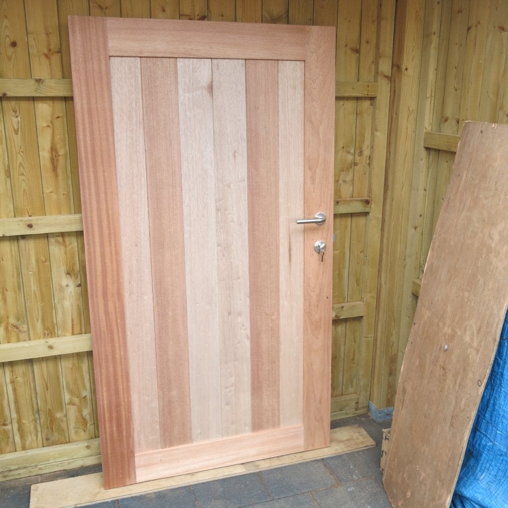 te koop hardhouten poortje 1m op 1m80 mooie prijs, Tuin en Terras, Ophalen, 100 tot 150 cm, Nieuw, Draaipoort