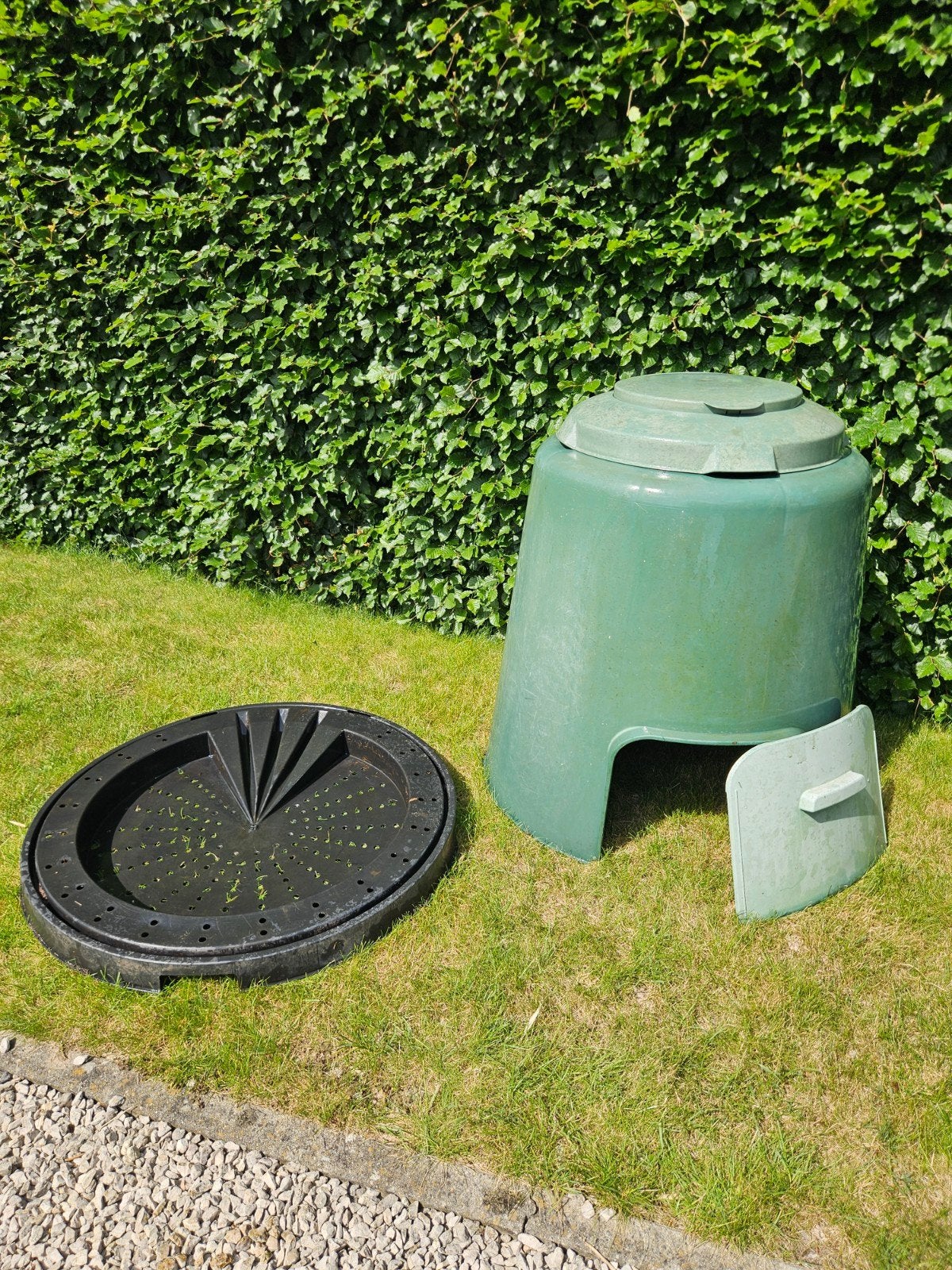 Compostbak, Ophalen, Compostbak