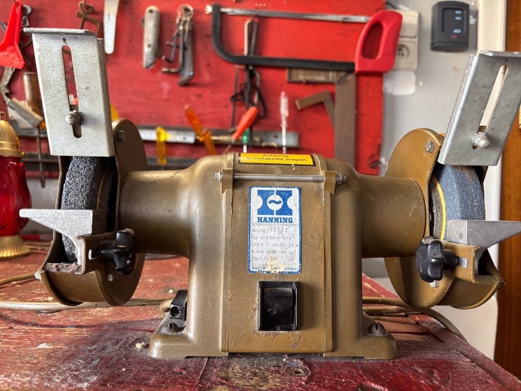 Slijpsteen, Doe-het-zelf en Bouw, Ophalen of Verzenden, Gebruikt, Minder dan 700 watt, Werkbankslijpmachine