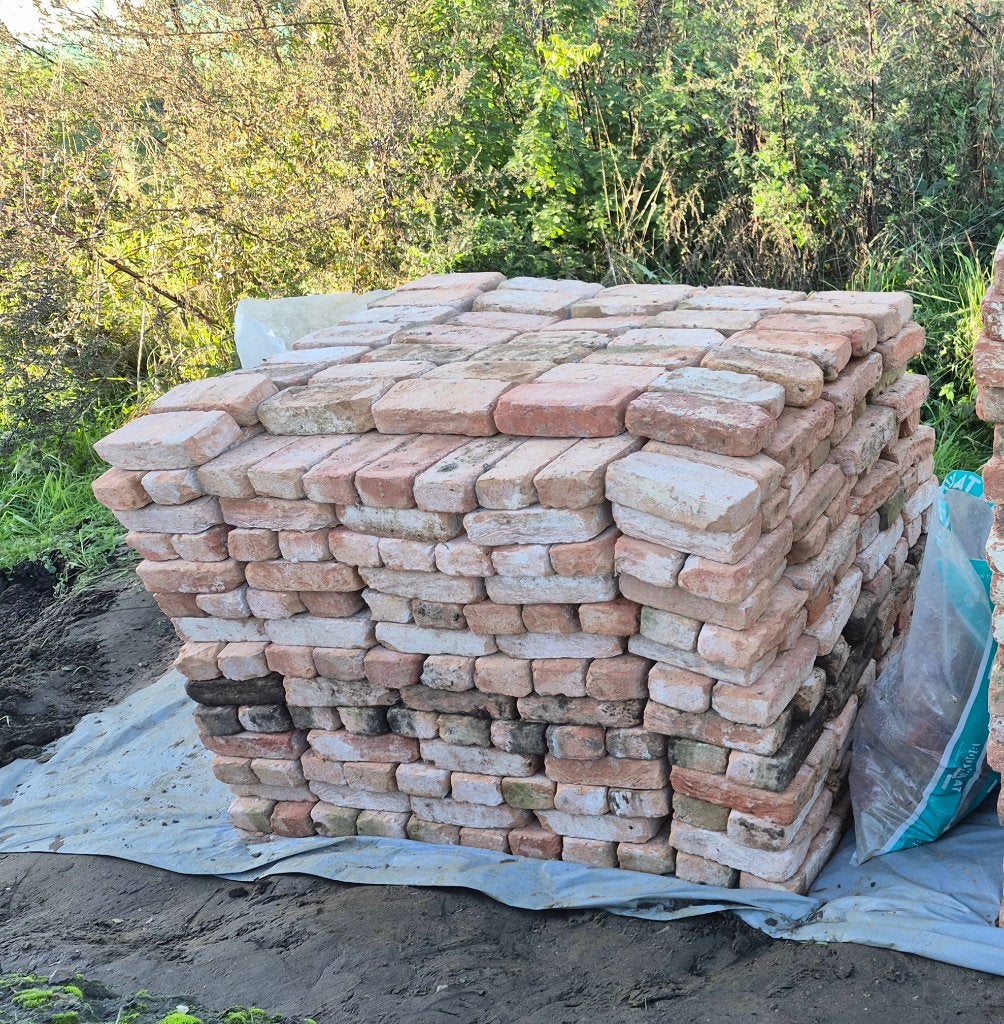 Gevelsteen Vandersanden Oud Kapelle, Ophalen, Nieuw, Bakstenen