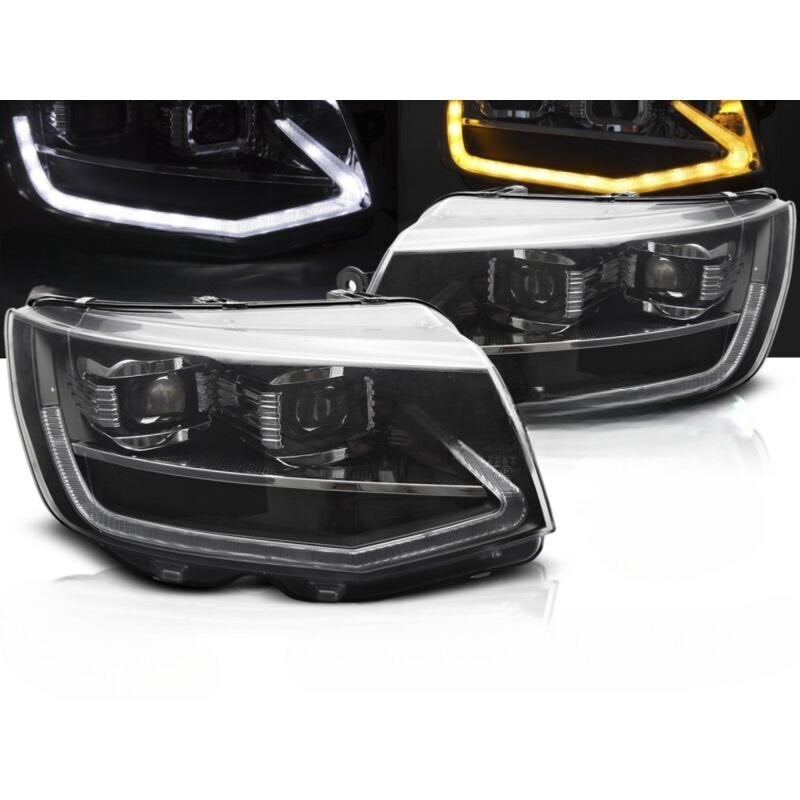 SET DE PHARE FULL LED NOIR DYNAMIQUE POUR VW T6 2015-2019, Enlèvement, Neuf, Volkswagen