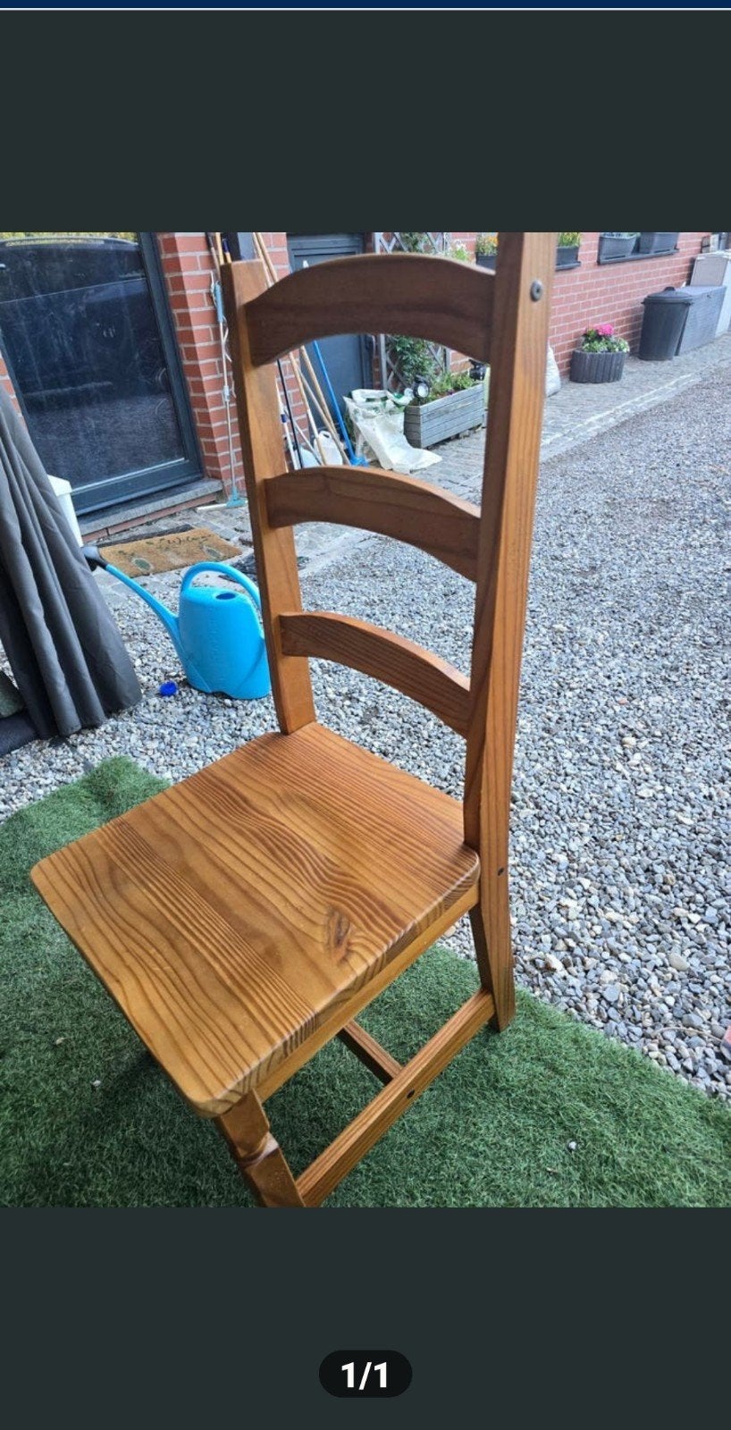 Lot de 6 chaises en bois robustes, Maison & Meubles, Chaises, Enlèvement, Bois