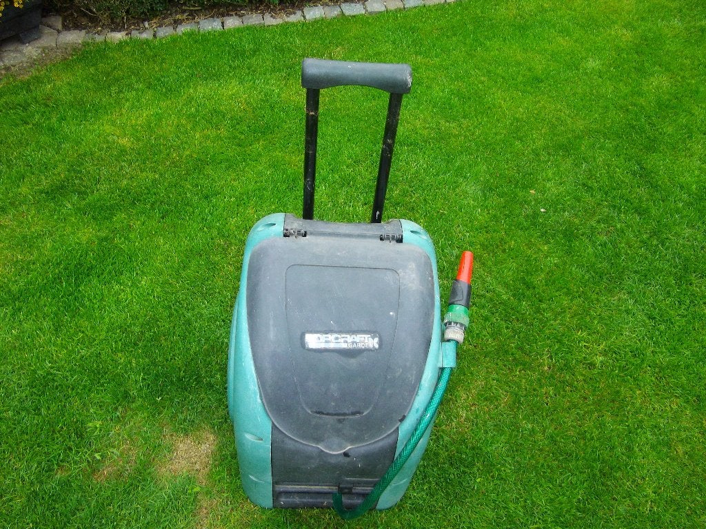tuin slang haspel, Enlèvement, Utilisé, Dévidoir