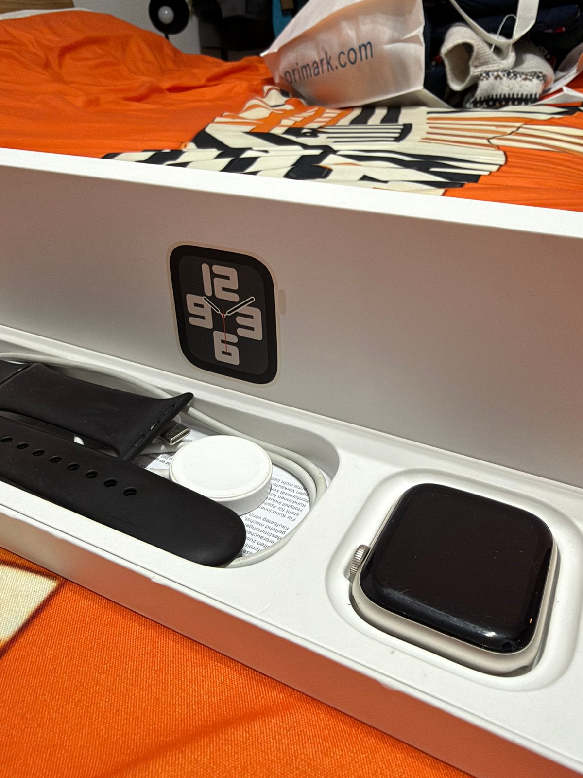 Apple Watch Series SE 44mm, Ophalen, IOS, Zo goed als nieuw, Waterdicht