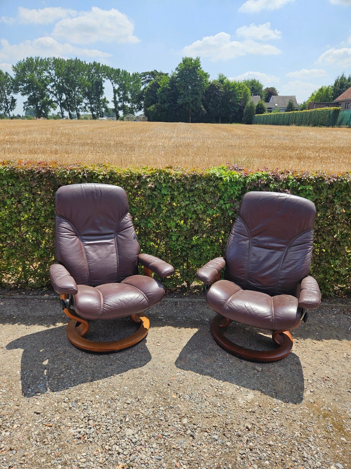 Paar stressless relaxen., Ophalen