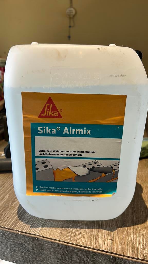Sika airmix 10liter, Bricolage & Construction, Enlèvement ou Envoi, Neuf, Autres types