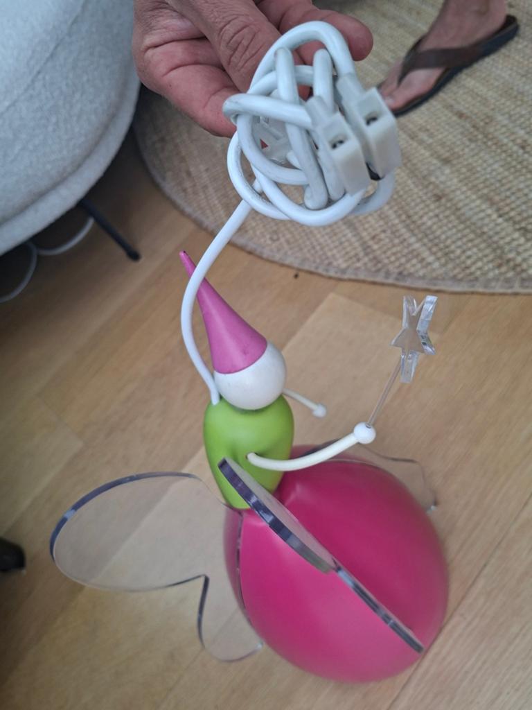 Lampe fille fée, Enlèvement
