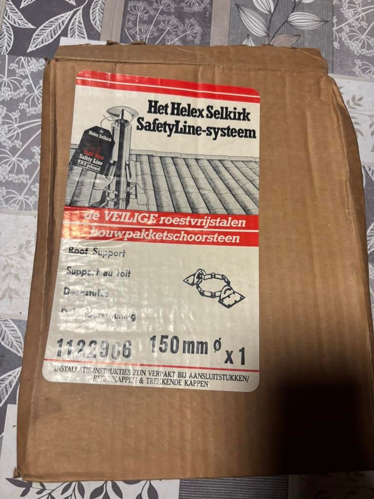 Nieuwe RVS Dakondersteuning - 150mm - Helex (Nieuw in doos), Doe-het-zelf en Bouw, Dakpannen en Dakbedekking, Ophalen