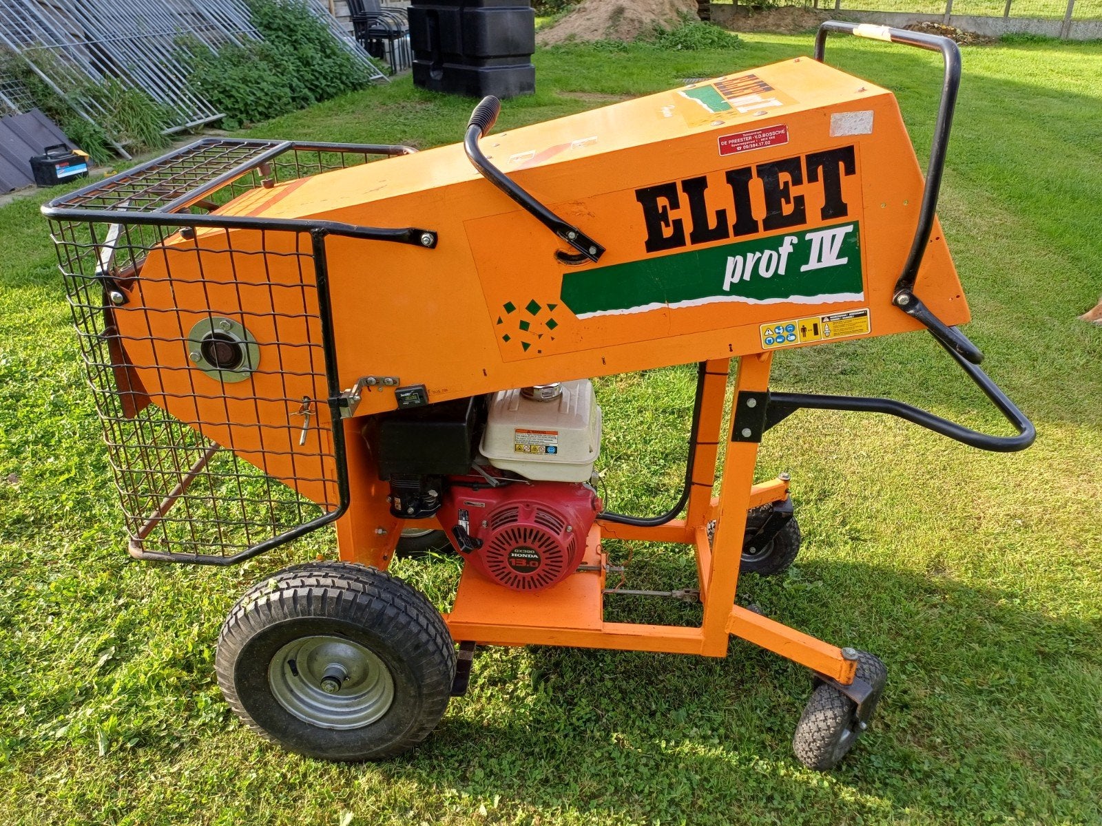Eliet prof 4 hydro versnipperaar, Tuin en Terras, Ophalen