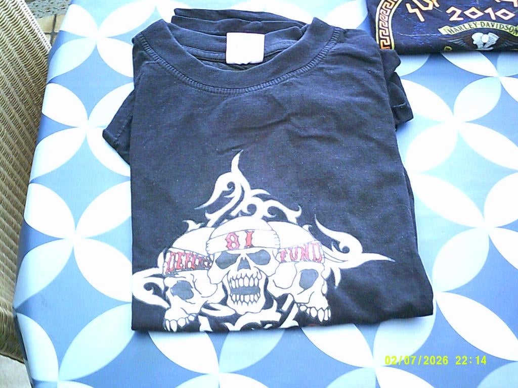 Support (81)  Moto T shirt jaren 90( Antwerpen)Bikers., Zwart, Maat 56/58 (XL), Ophalen of Verzenden, Zo goed als nieuw