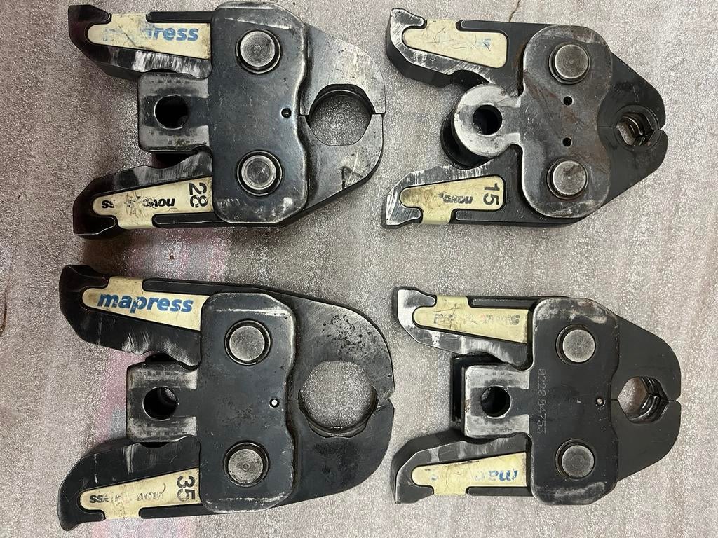 Persbekken voor Rood koper, dunwandig staal, inox, Ophalen, Gebruikt