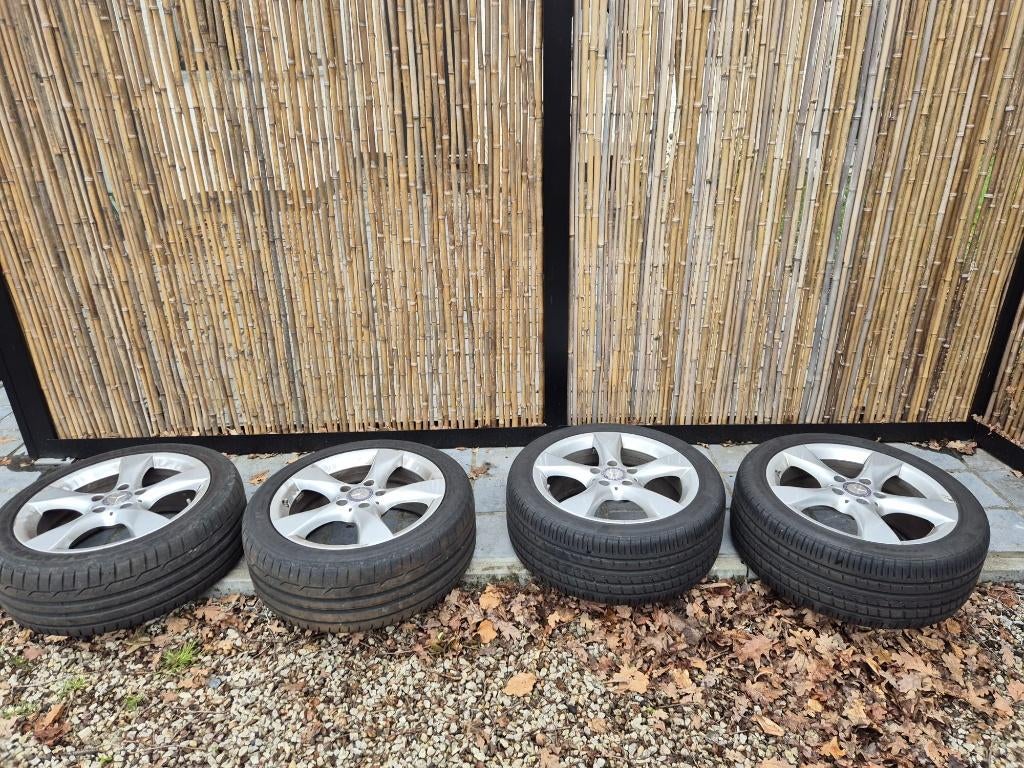 Velgen alu zommerbanden Mercedes 225 45 r17, Auto-onderdelen, Banden en Velgen, Ophalen, Gebruikt, Velg(en), 17 inch