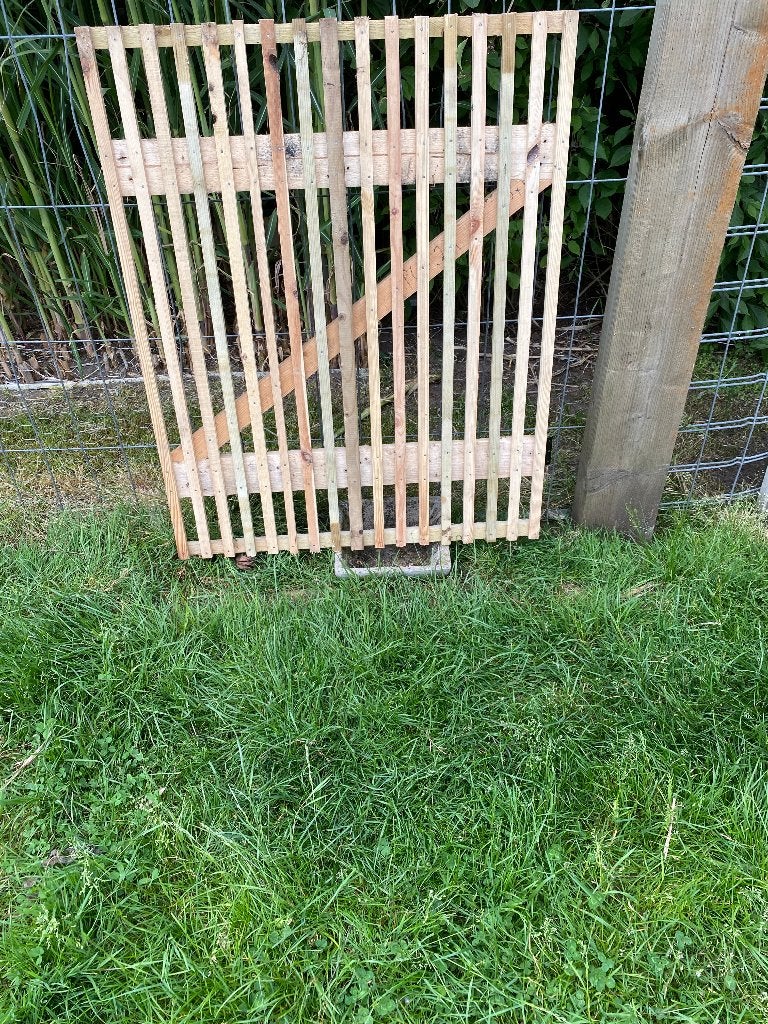 Tuin poortje, Ophalen