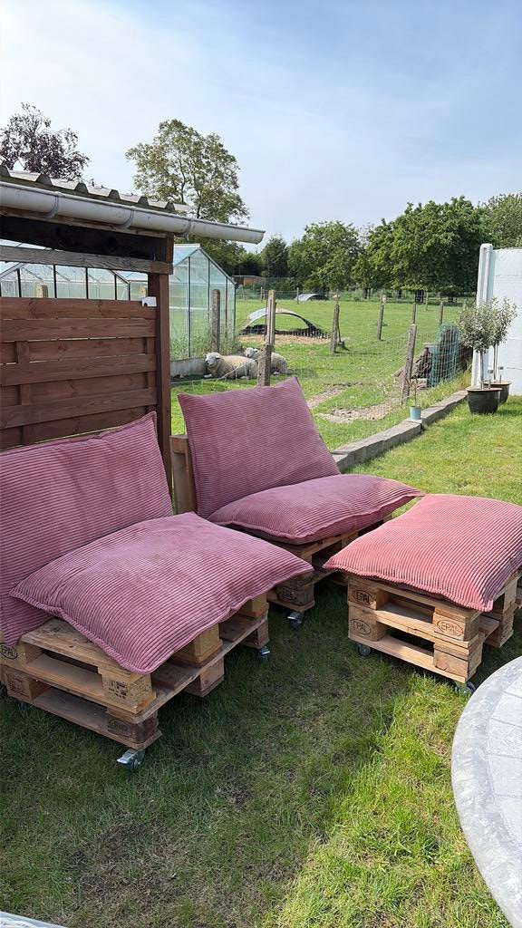 Lounge inclusief kussens, Tuin en Terras, Ophalen, Zo goed als nieuw