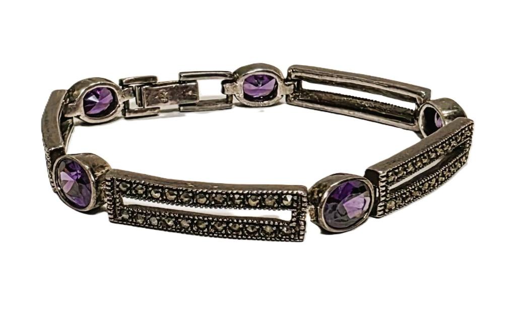 Massief zilveren armband., Antiek en Kunst, Ophalen of Verzenden, Zilver