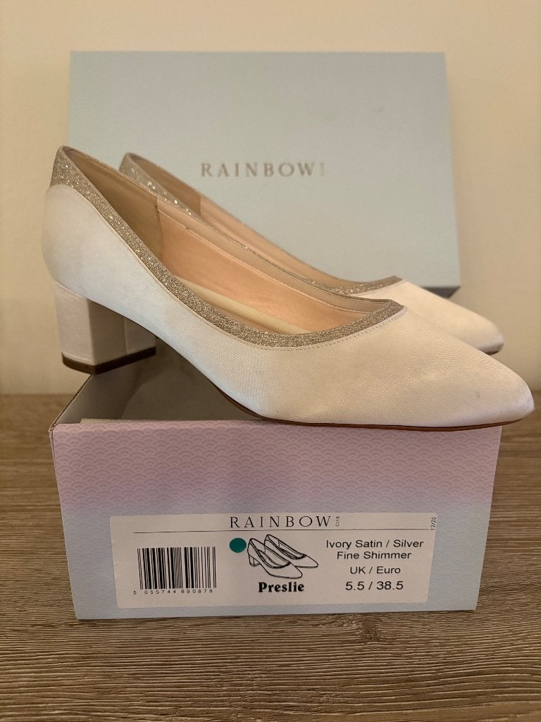 Rainbow bruidschoenen, Kleding | Dames, Ophalen, Rainbow, Pumps, Wit
