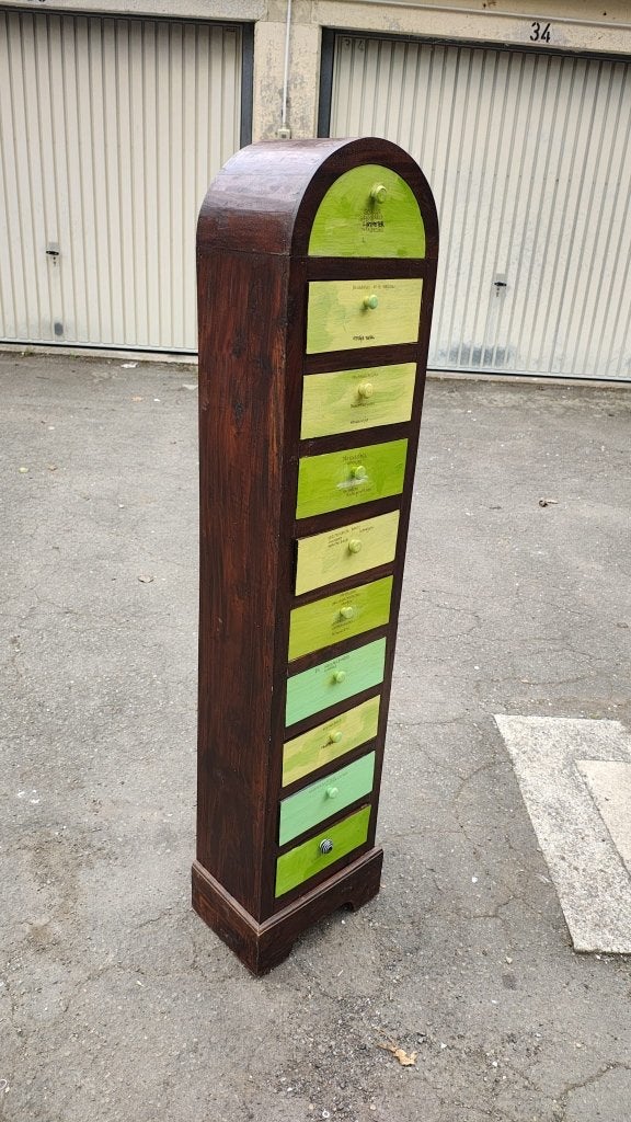 Meuble à tiroirs en teak, Enlèvement