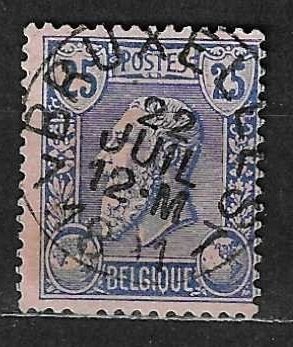 België OPC 48 Z.M. Koning Leopold II, Postzegels en Munten, Ophalen of Verzenden, Gestempeld, Staatshoofden