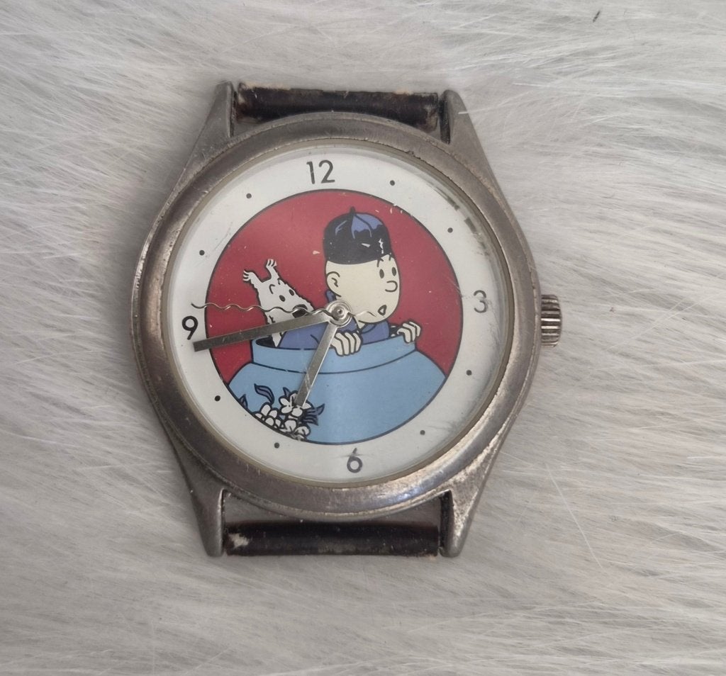 Kuifje wijzerplaat uit 1996, Verzamelen, Ophalen of Verzenden, Gebruikt