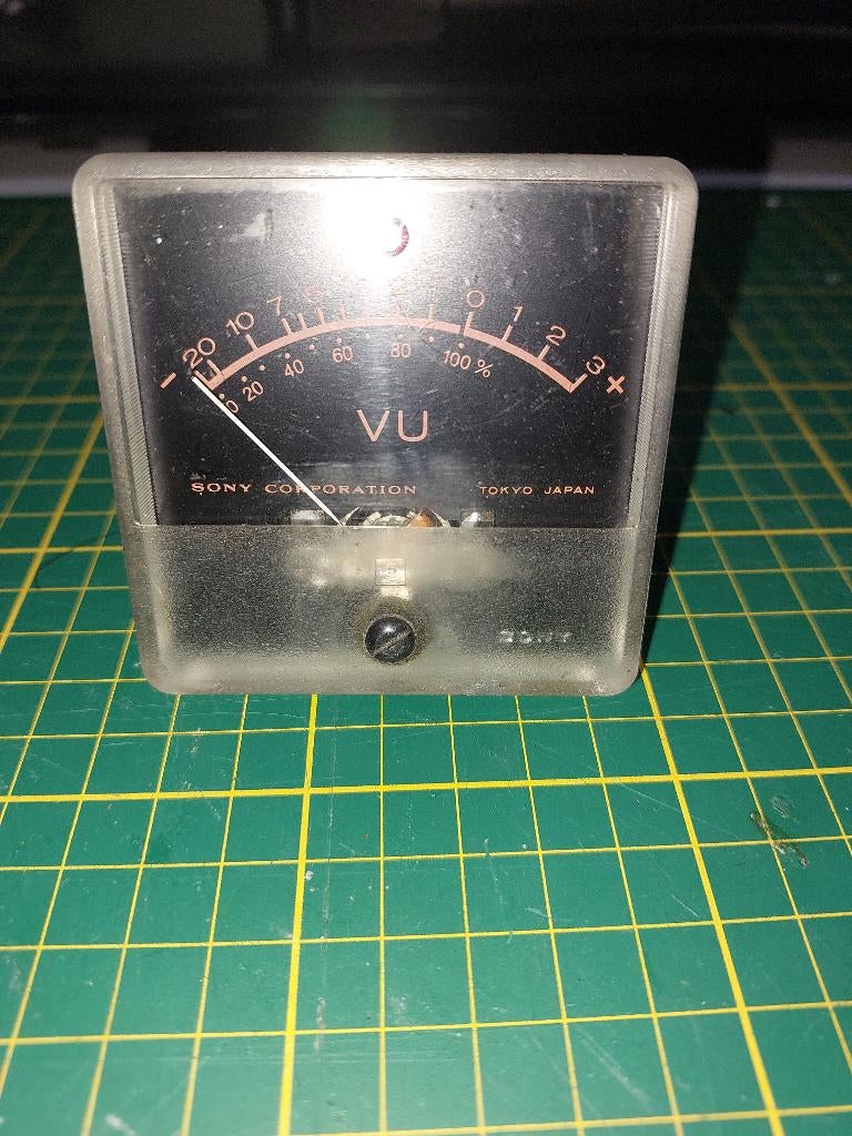 Vintage reel to reel VU meters SONY, Enlèvement ou Envoi, Pièce