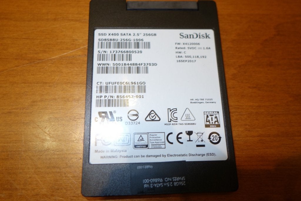 256Gb SSD SanDisk X400, Enlèvement ou Envoi, Interne, SanDisk, Utilisé
