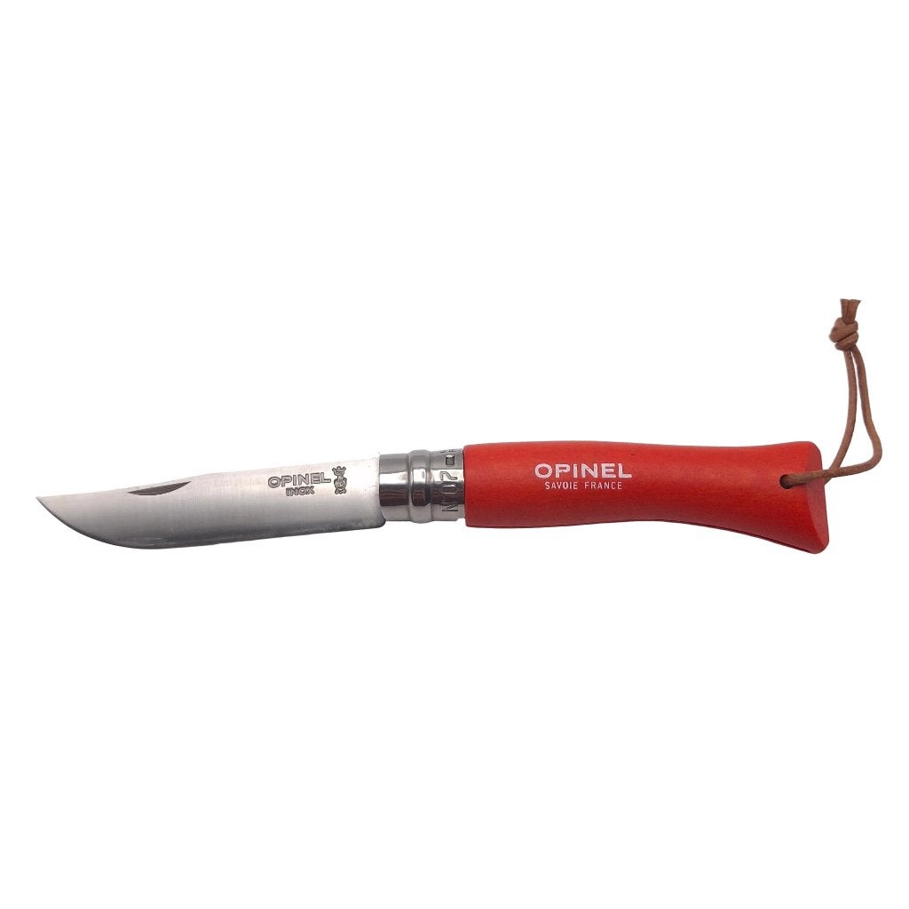 Opinel No 07 Colorama Red — Grade B, Enlèvement ou Envoi, Comme neuf