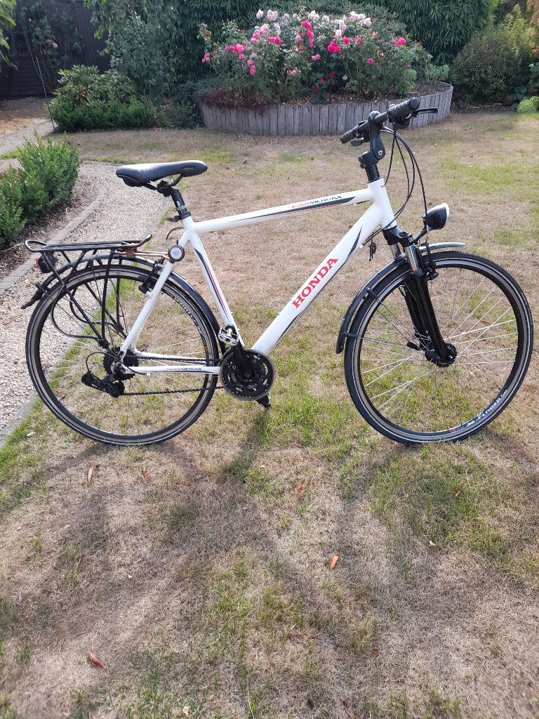 herenfiets, Fietsen en Brommers, Ophalen, Gebruikt, Schijfrem, Versnellingen