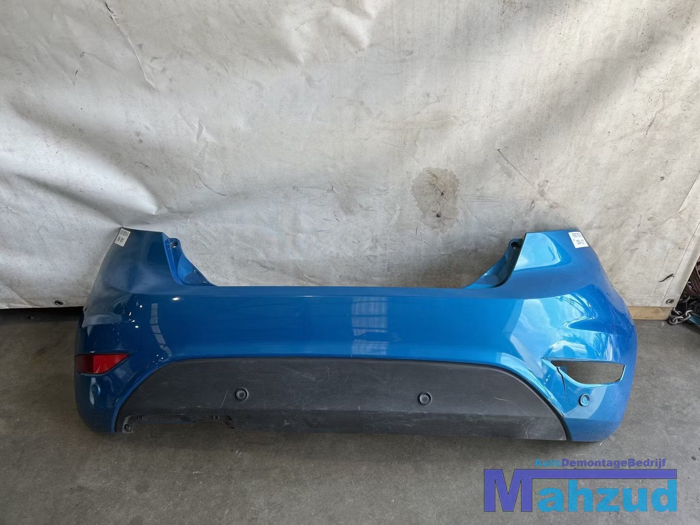 FORD FIESTA 6 blauw achterbumper met pdc 2008-2017, Gebruikt, Info@ford.com, Ford, Achter