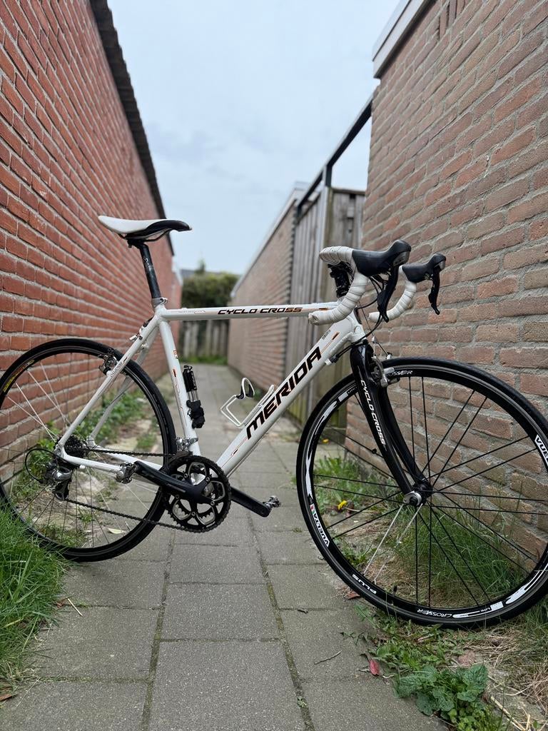 Merida racefiets- 55cm carbon voorvork, Fietsen en Brommers, Overige merken, 28 inch, Carbon, Velgrem