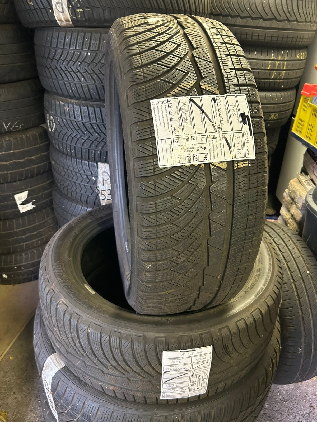 2 pneus hiver Michelin pilote alpin 225/50/18.99V, Autos : Pièces & Accessoires, Pneus hiver, Véhicule de tourisme, Enlèvement