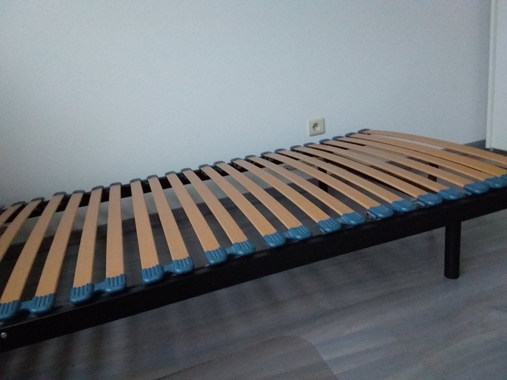 MERFLEX BED MET OF ZONDER MATRAS, 85 à 100 cm, Enlèvement, Matelas, 180 cm ou plus
